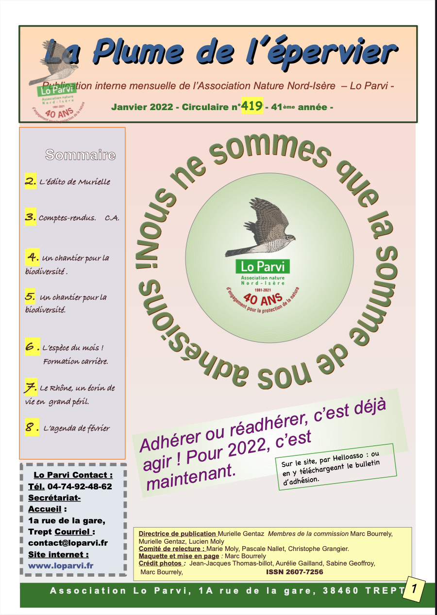 circulaire lo parvi janvier 2022