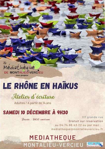 Atelier ecriture Rhône en Haïkus