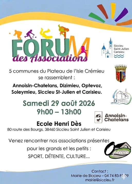 affiche forum Siccieu